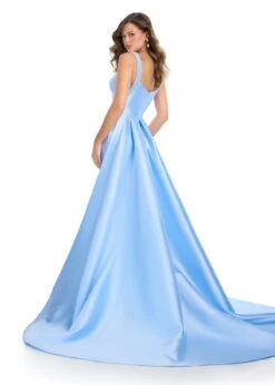 Kaleena Gown -Naked Dresses Store ASHLEYlauren 11979 Sky Blue Kaleena Evening Gown. Back