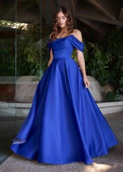 Milita Gown -Naked Dresses Store ASHLEYlauren 12017 Royal Blue Milita Evening Gown. Editorial