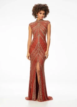 Arabella Gown -Naked Dresses Store ASHLEYlauren 1624 Amber Arabella Evening Gown