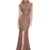 Arabella Gown -Naked Dresses Store ASHLEYlauren 1624 DarkTaupe Arabella Evening Gown