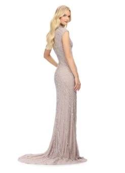 Arabella Gown -Naked Dresses Store ASHLEYlauren 1624 Marble Arabella Evening Gown.Back