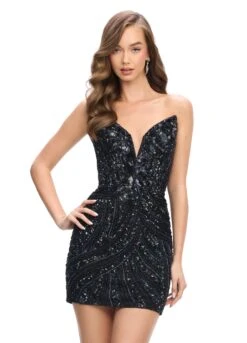 Hera Mini Dress -Naked Dresses Store ASHLEYlauren 4500 Black Hera Mini Dress