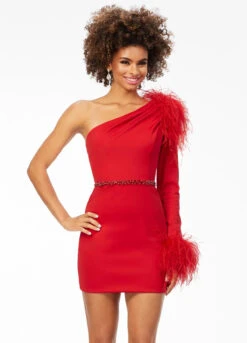 Bianca Mini Dress -Naked Dresses Store ASHLEYlauren 4526 Red Bianca Mini Dress