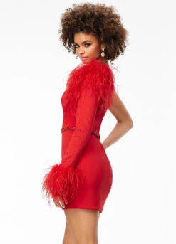 Bianca Mini Dress -Naked Dresses Store ASHLEYlauren 4526 Red Bianca Mini Dress. Back
