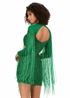 Taylor Mini Dress 18 Taylor Mini Dress -Naked Dresses Store ASHLEYlauren 4601 Emerald Taylor Mini Dress. Back