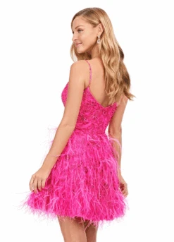 Kendall Mini Dress -Naked Dresses Store ASHLEYlauren 4604 Pink Kendall Mini Dress.Back