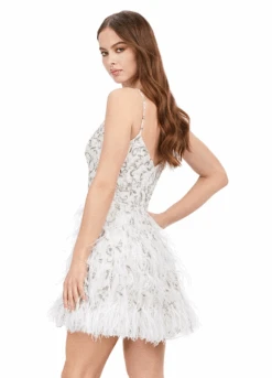 Kendall Mini Dress -Naked Dresses Store ASHLEYlauren 4604 White Kendall Mini Dress. Back