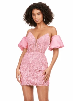 London Mini Dress -Naked Dresses Store ASHLEYlauren 4614 Pink London Mini Dress