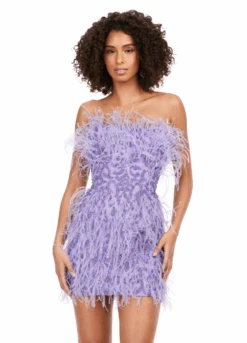 Aurora Mini Dress 24 Aurora Mini Dress -Naked Dresses Store ASHLEYlauren 4615 Lilac Aurora Mini Dress