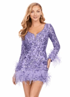 Miami Mini Dress -Naked Dresses Store ASHLEYlauren 4616 Lilac Miami Mini Dress