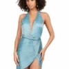 Darla Mini Dress -Naked Dresses Store ASHLEYlauren 4620 Aqua Darla Mini Dress
