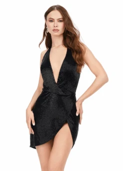 Darla Mini Dress -Naked Dresses Store ASHLEYlauren 4620 Black Darla Mini Dress