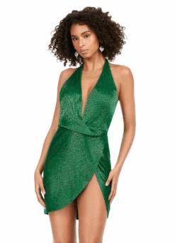 Darla Mini Dress -Naked Dresses Store ASHLEYlauren 4620 Emerald Darla Mini Dress