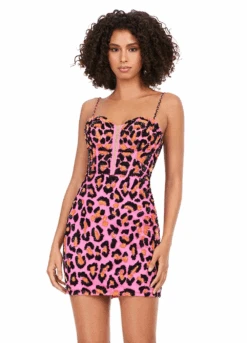 Donatella Mini Dress -Naked Dresses Store ASHLEYlauren 4631 Pink Donatella Mini Dress