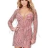 Sofija Mini Dress -Naked Dresses Store ASHLEYlauren 4658 Pink Sofija Mini Dress