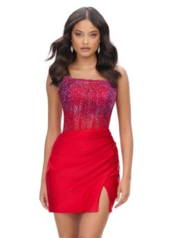 Mika Mini Dress -Naked Dresses Store ASHLEYlauren 4686 Red Mika Mini Dress