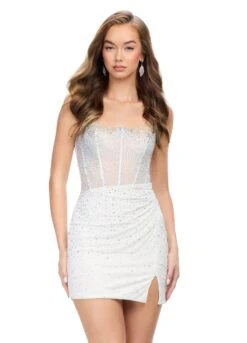 Cora Mini Dress -Naked Dresses Store ASHLEYlauren 4690 White Cora Mini Dress