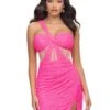 Zaria Mini Dress 29 Zaria Mini Dress -Naked Dresses Store ASHLEYlauren 4694 Hot Pink Zaria Mini Dress