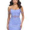 Chi Mini Dress -Naked Dresses Store ASHLEYlauren 4702 Light Blue Chi Mini Dress