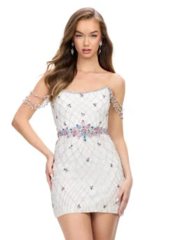 Chi Mini Dress -Naked Dresses Store ASHLEYlauren 4702 White Chi Mini Dress