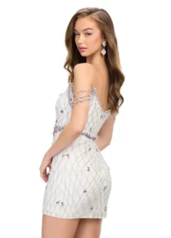 Chi Mini Dress -Naked Dresses Store ASHLEYlauren 4702 White Chi Mini Dress. Back