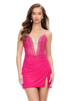 Sadia Mini Dress 14 Sadia Mini Dress -Naked Dresses Store ASHLEYlauren 4716 Fuchsia Sadia Mini Dress