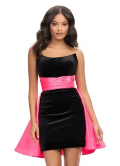 Lila Mini Dress 6 Lila Mini Dress -Naked Dresses Store ASHLEYlauren 4734 Black Pink Lila Mini Dress