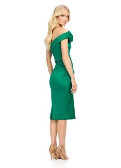 Nada Midi Dress -Naked Dresses Store ASHLEYlauren 4735 Emerald Nada Midi Dress. Back