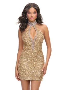 Phoebe Mini Dress 11 Phoebe Mini Dress -Naked Dresses Store ASHLEYlauren 4753 Gold Phoebe Mini Dress