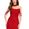 Royal Mini Dress -Naked Dresses Store ASHLEYlauren 4758 Red Royal Mini Dress