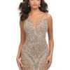 Georgina Mini Dress -Naked Dresses Store ASHLEYlauren 4760 Gold Georgina Mini Dress