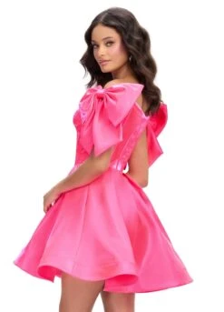 Rose Mini Dress -Naked Dresses Store ASHLEYlauren 4788 Pink Rose Mini Dress. Back
