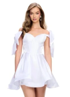 Rose Mini Dress -Naked Dresses Store ASHLEYlauren 4788 White Mini Dress