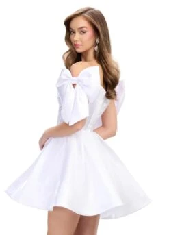 Rose Mini Dress -Naked Dresses Store ASHLEYlauren 4788 White Mini Dress. Back