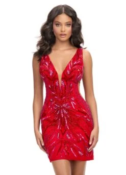 Eva Mini Dress -Naked Dresses Store ASHLEYlauren 4790 Red Eva Mini Dress