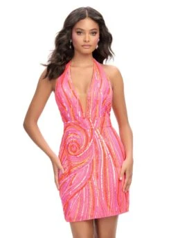 Lara Mini Dress -Naked Dresses Store ASHLEYlauren 4791 Pink Lara Mini Dress