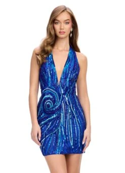 Lara Mini Dress -Naked Dresses Store ASHLEYlauren 4791 Royal Lara Mini Dress