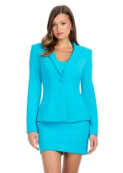 Lavra Two Piece Suit -Naked Dresses Store ASHLEYlauren 4812 Turquoise Lavra Two Piece Suit