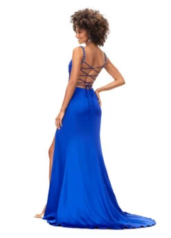 Jules Gown -Naked Dresses Store ASHLEYlauren Blue 11298 Jules Evening Gown. Back