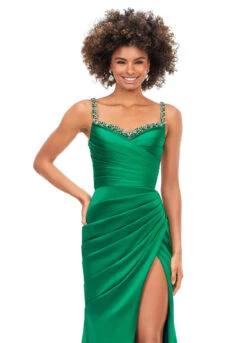 Jules Gown -Naked Dresses Store ASHLEYlauren Emerald 11298 Jules Evening Gown