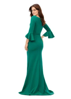 Eden Gown 16 Eden Gown -Naked Dresses Store ASHLEYlauren Emerald 11325 Eden Evening Gown. Back
