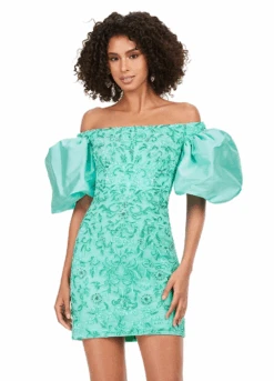 Zara Mini Dress -Naked Dresses Store ASHLEYlauren Green 4609 Zara Mini Dress. Front