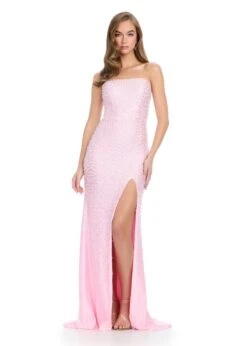 Valentina Gown -Naked Dresses Store ASHLEYlauren Ice Pink 11856 Valentina Evening Gown