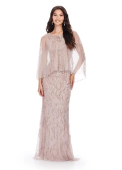 Darcie Gown -Naked Dresses Store ASHLEYlauren Ivory 11214 Darcie Evening Gown