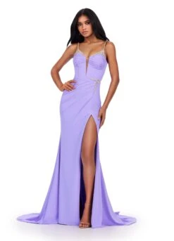 Chiara Gown -Naked Dresses Store ASHLEYlauren Lilac 11538 Chiara Gown