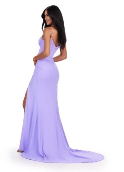 Chiara Gown -Naked Dresses Store ASHLEYlauren Lilac 11538 Chiara Gown. Back
