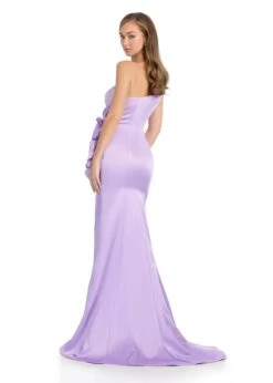 Flora Gown -Naked Dresses Store ASHLEYlauren Lilac 12015 Flora Evening Gown Back
