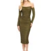 Bailey Midi Dress 25 Bailey Midi Dress -Naked Dresses Store ASHLEYlauren Olive 4737 Bailey Midi Dress