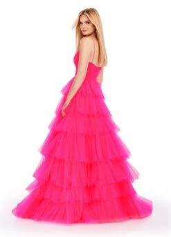 Maya Gown -Naked Dresses Store ASHLEYlauren Pink 11622 Maya Gown.Back