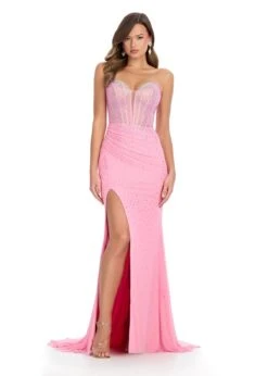 Kirsten Gown -Naked Dresses Store ASHLEYlauren Pink 11864 Kirsten Evening Gown